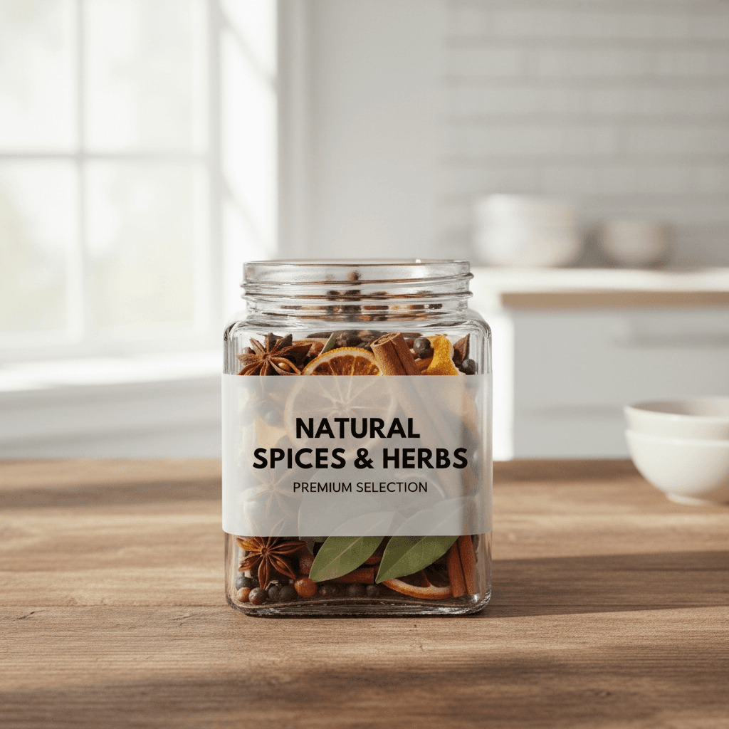 Glass jar with transparent PET label